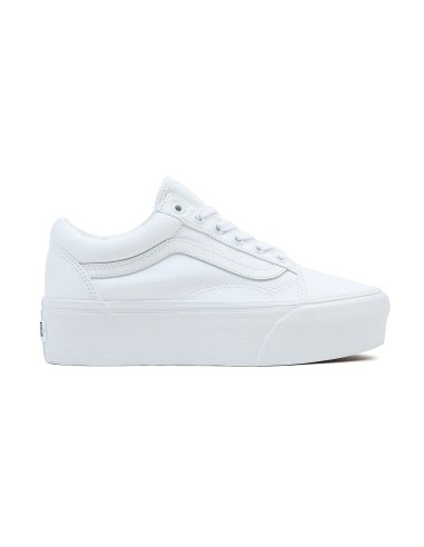 Old Skool Stackform True White Shoes vente chaude votre 