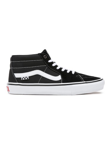 Skate Grosso Mid Black/White/Emo Leather Shoes les muscles