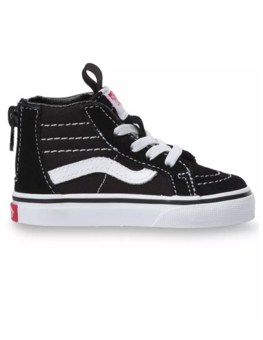 Sk8-Hi Zip Black/White Shoes (Little Kids) Les magasins à Paris