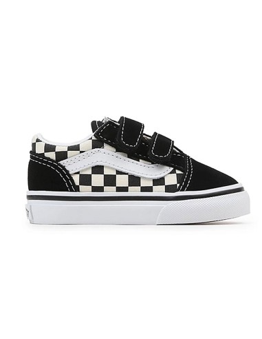 Old Skool V Black White Shoes (Little Kids) Par le système avancé 